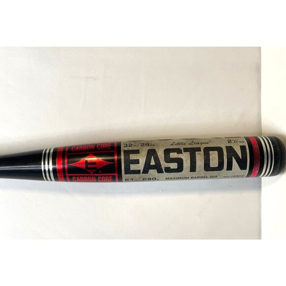 Easton Baseball Bat Lx90-C Carbon Core Power Hitter 32 Inch 24 oz red black - Picture 4 of 16